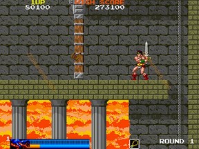 une photo d'Ã©cran de Rastan Saga sur Arcade